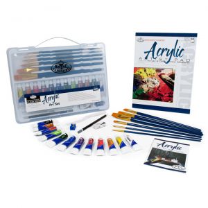 Zestaw artystyczny R&L Essentials Clear View Acrylic Painting Set, 22 elementy